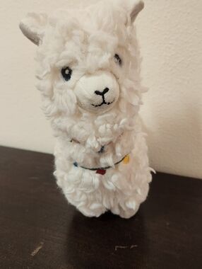 American Greetings Plush White Llama Alpaca Happy Birthday Stuffed Animal